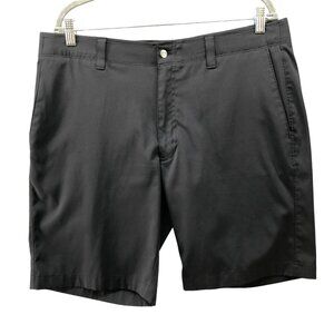 Callaway Golf Shorts‎ Mens 36 Black 10'' Flat Front Performance Comfort Waist